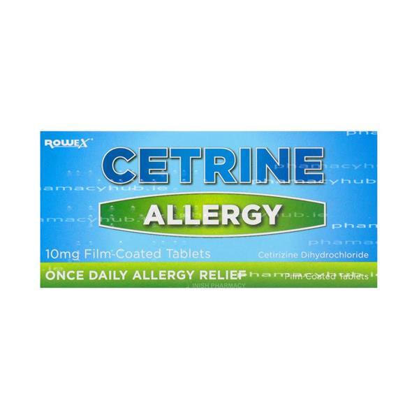 CETRINE ALLERGY 10MG FC TABS CETIRIZINE PH ONLY 30TABS (30TABS)