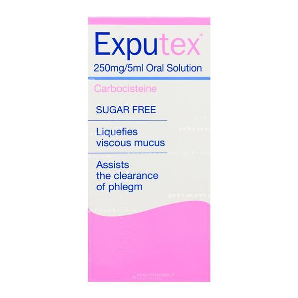 EXPUTEX 250MG/5ML ORAL SOLUTION 300ML (CASE SIZE IS 25) (300ML)