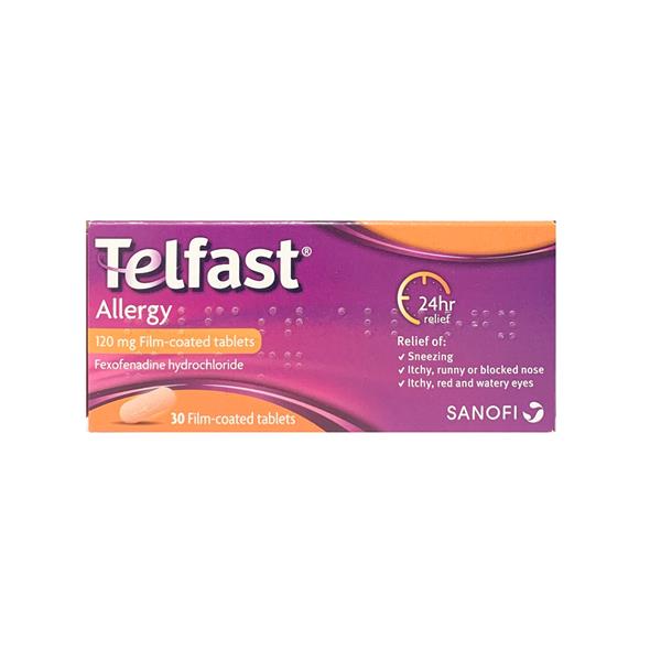 TELFAST ALLERGY 120MG FC TABS (30TABS)