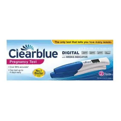 CLEARBLUE DIGITAL PREGNANCY TEST DOUBLE 2S