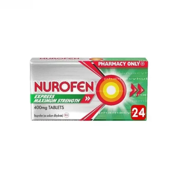 NUROFEN EXPRESS MAX STRENGTH 400MG TABS PH ONLY 24TABS (24TABS)