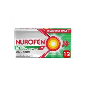 NUROFEN EXPRESS MAX STRENGTH 12 TABS PH ONLY 400MG (12TABS)