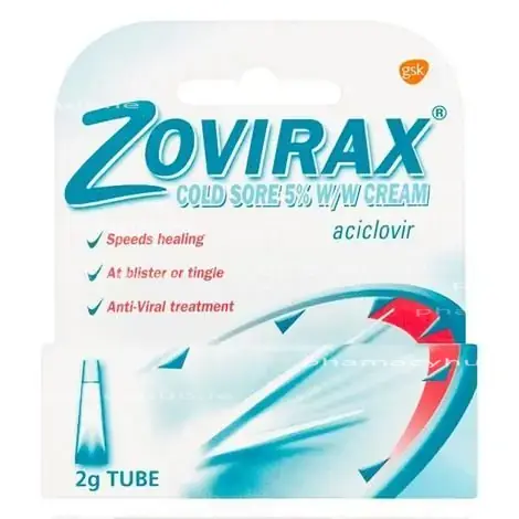 ZOVIRAX COLD SORE 5 PERC CREAM 2G TUBE 2G (2G)